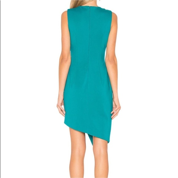 Revolve Elliatt Sanctuary Teal Asymmetrical Dress Size Small - Picture 4 of 10